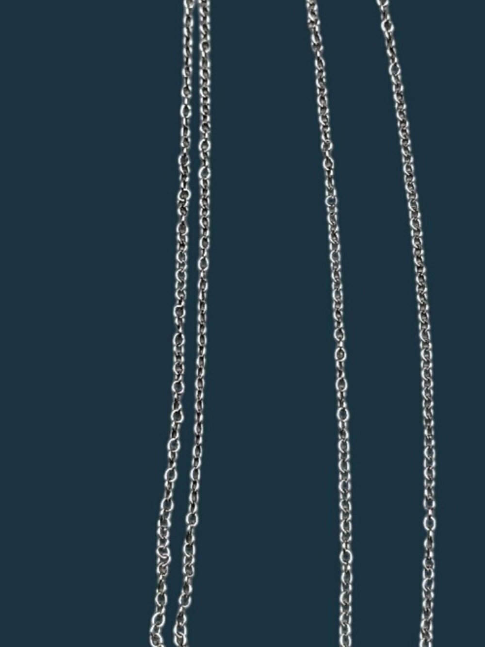 Charles Winston Sterling Silver Diamond Circle Pendant Necklace 19" 925 Chain CW - Picture 14 of 14